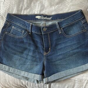 The Boyfriend Old Navy Women's Blue Denim Shorts